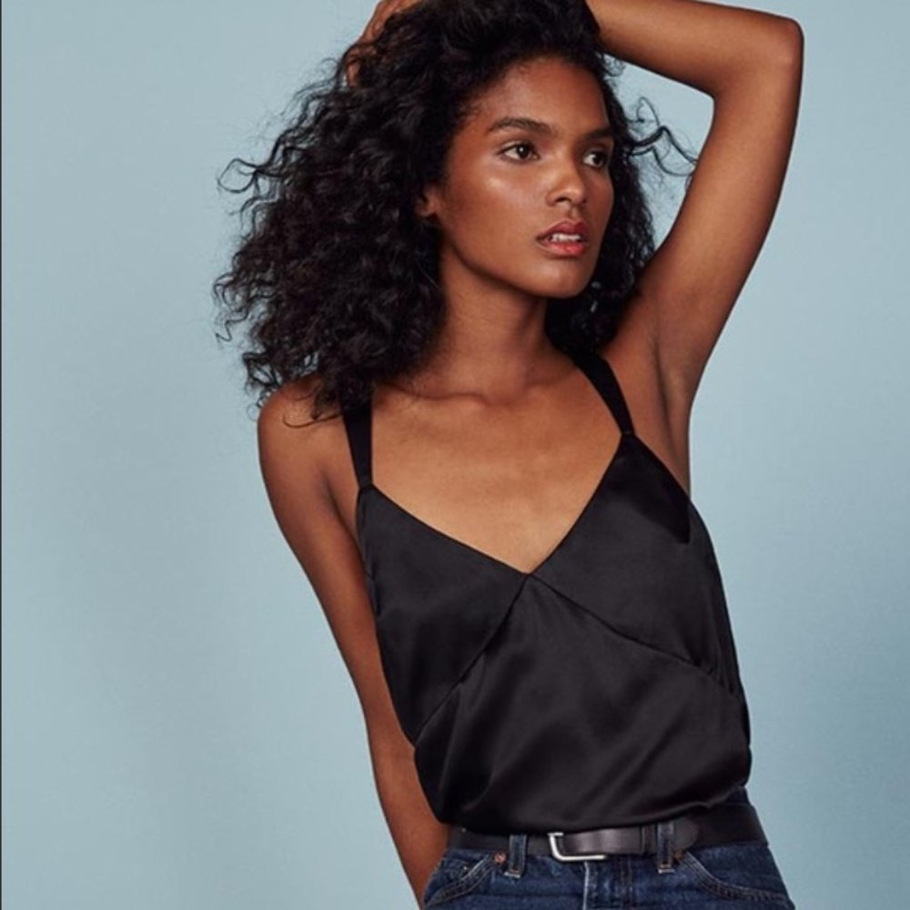 Reformation "Lucy" silk top